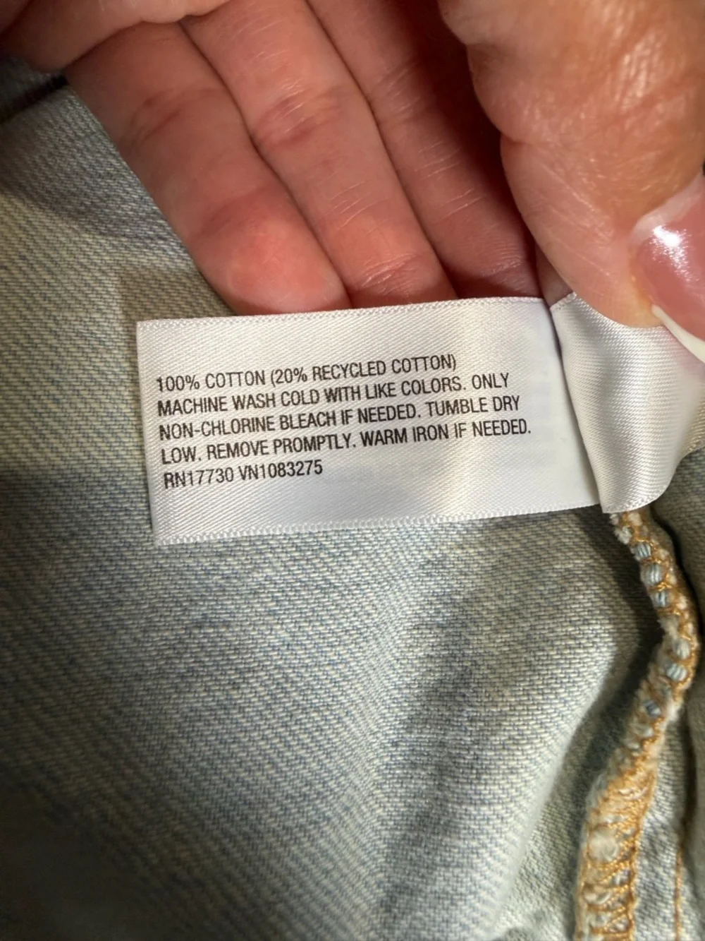 Levi's Light Blue Denim Maxi Skirt Size 26